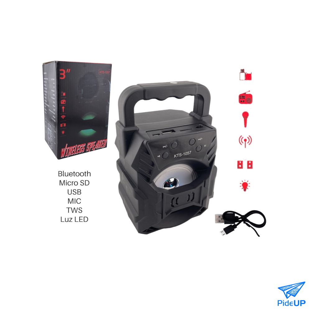 Parlante KTS-1057 Bluetooth Portátil - Imagen 3